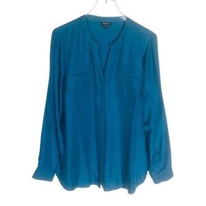 Worth 100% Silk Career Blouse L